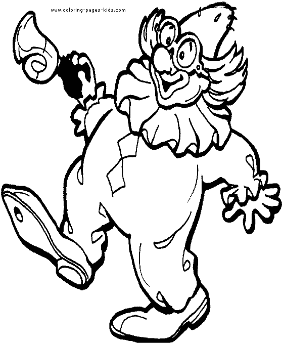 Clown coloring pages