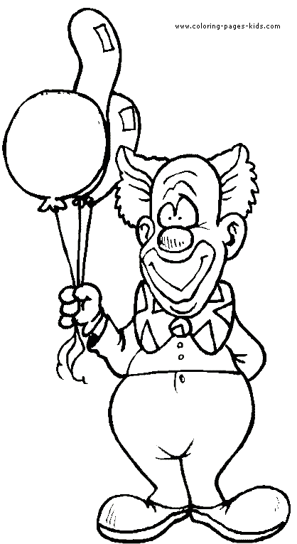 Circus & Clowns color page,  coloring pages, color plate, coloring sheet,printable coloring picture