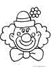 Printable Clown coloring page for kids