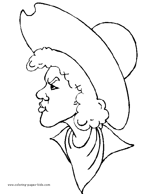 Cowboy color page,  coloring pages, color plate, coloring sheet,printable coloring picture
