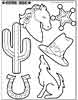 Cowboys coloring pages