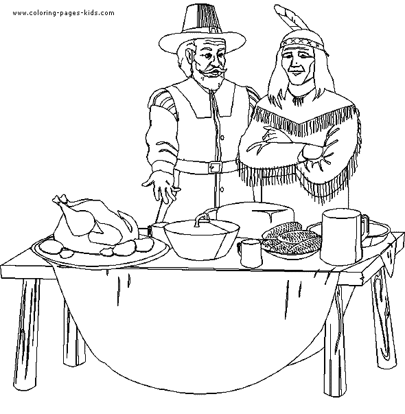 Indian and a pilgrim