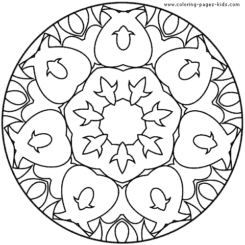 Mandala color page, coloring pages, color plate, coloring sheet,printable coloring picture