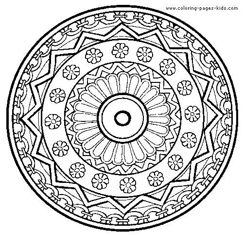 Mandala color page, coloring pages, color plate, coloring sheet,printable coloring picture