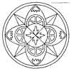 Mandalas coloring page