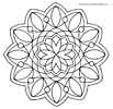 Mandala coloring picture