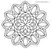Mandala coloring picture