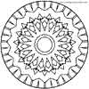 Mandala coloring for kids