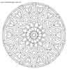 Free Mandala coloring pages for kids