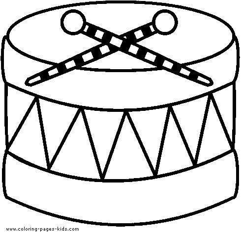 Drum Music color page,  coloring pages, color plate, coloring sheet,printable coloring picture