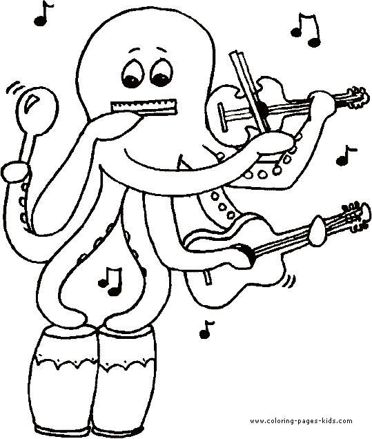 Music color page,  coloring pages, color plate, coloring sheet,printable coloring picture