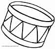 Printable Drum coloring page