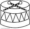 Drum coloring pages