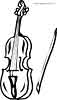 Bass Violin coloring page