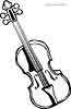 Printable Violin coloring pages