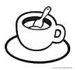 Cup of Tea coloring picture