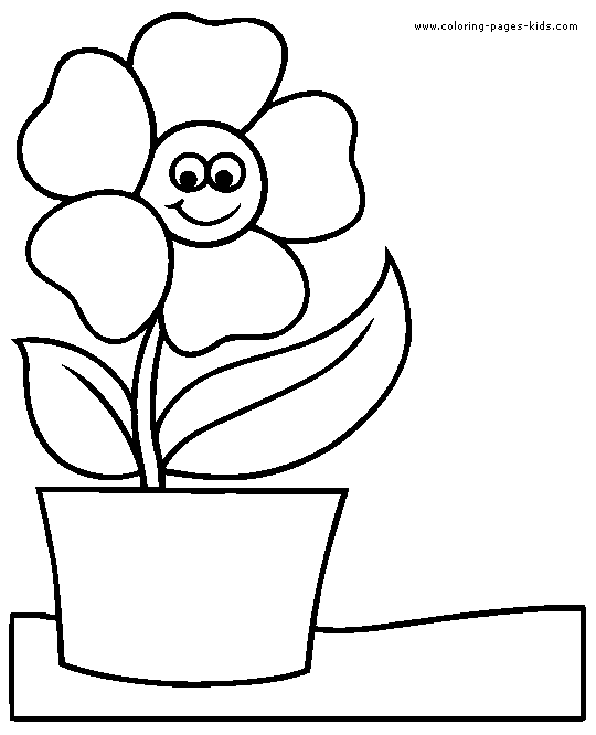 Flowers coloring pages, color plate, coloring sheet,printable coloring picture