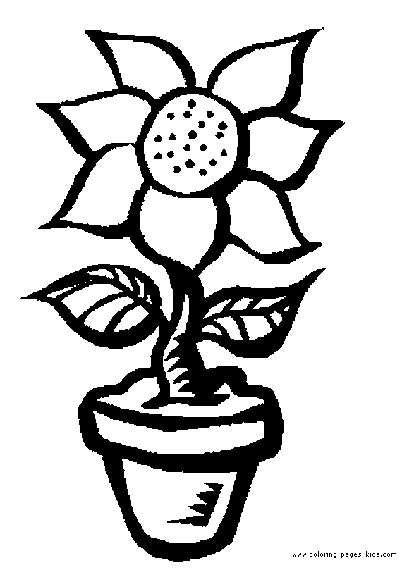 Flowers coloring pages, color plate, coloring sheet,printable coloring picture