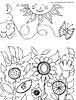 Printable Flowers coloring page