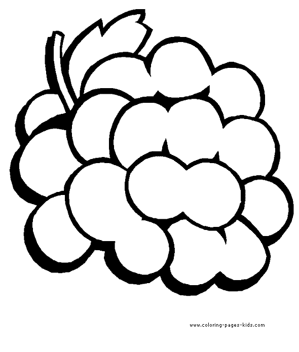 fruit color page, Fruits coloring pages, color plate, coloring sheet,printable coloring picture Grapes color page