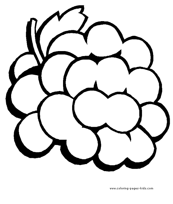 Fruit Plate Coloring Pages - Free Printable Coloring Pages