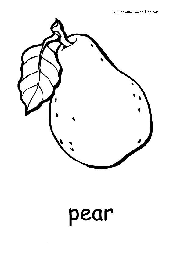 Pear color page