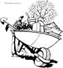 Free Gardening tools coloring pages for kids