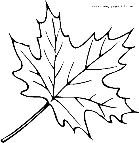 Leaf color page,  coloring pages, color plate, coloring sheet,printable coloring picture