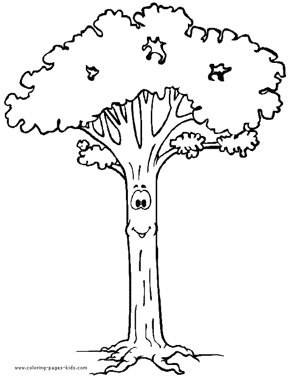 Tree color page, coloring pages, color plate, coloring sheet,printable coloring picture