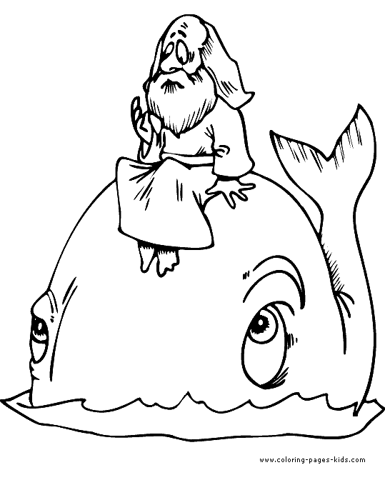 bible coloring pages jonah