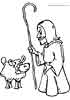 David The Shepherd bible story coloring pages for kids