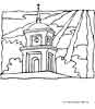 Free Church coloring pages for kids