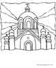 Curch coloring picture