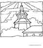 Church coloring page