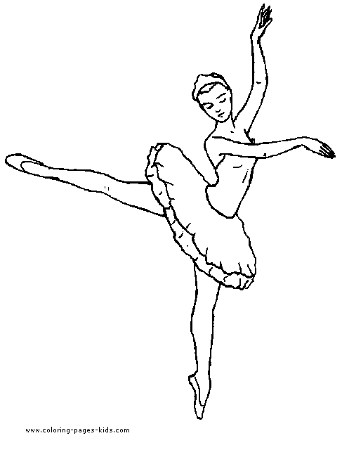 Ballet, Ballerina and Dancing color page, sports coloring pages, color plate, coloring sheet,printable coloring picture