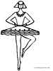 Ballet coloring page