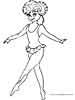 Ballet coloring page