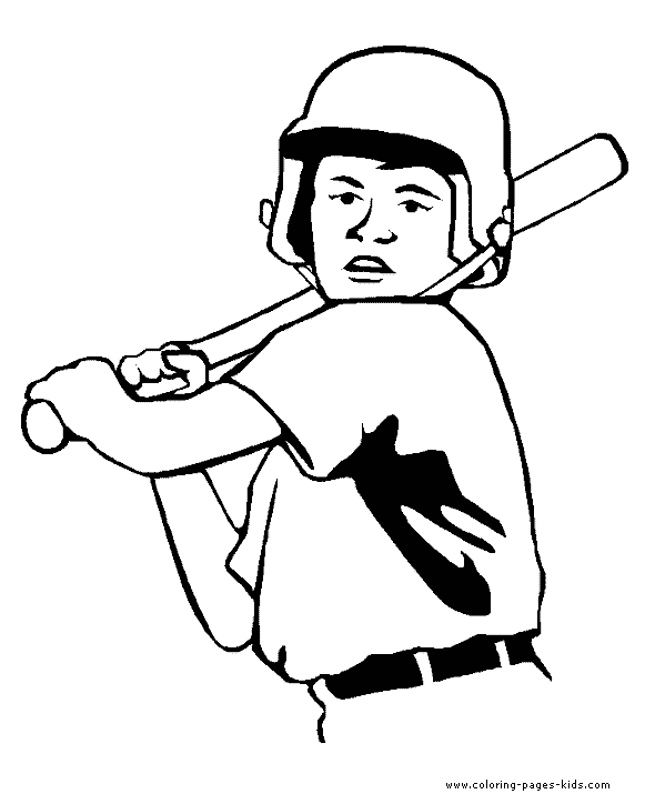 Baseball color page, sports coloring pages, color plate, coloring sheet,printable coloring picture
