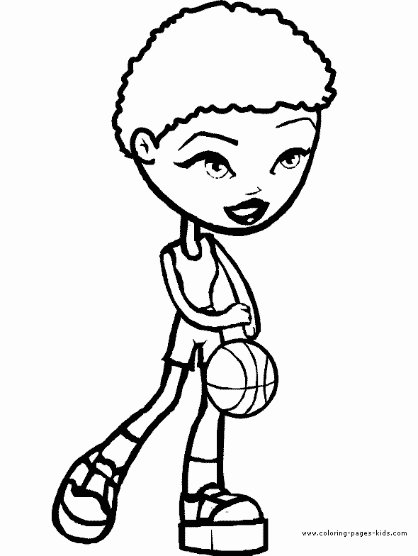 Basketball color page, sports coloring pages, color plate, coloring sheet,printable coloring picture