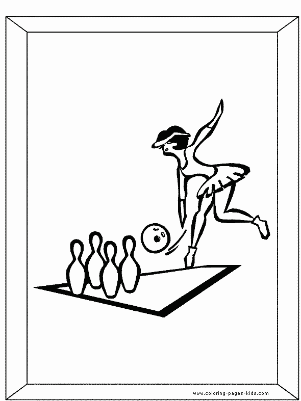 Bowling color page sports coloring pages, color plate, coloring sheet,printable coloring picture