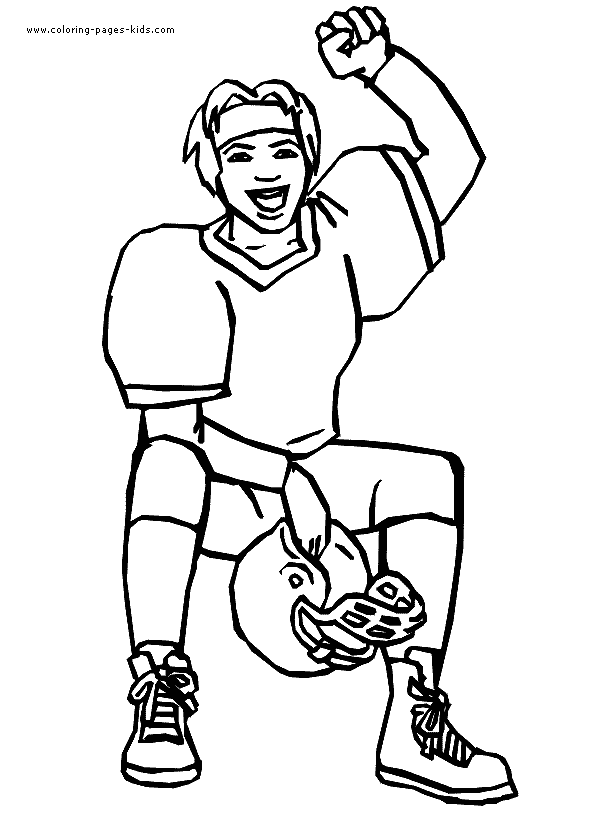 Football, Rugby color page, sports coloring pages, color plate, coloring sheet,printable coloring picture