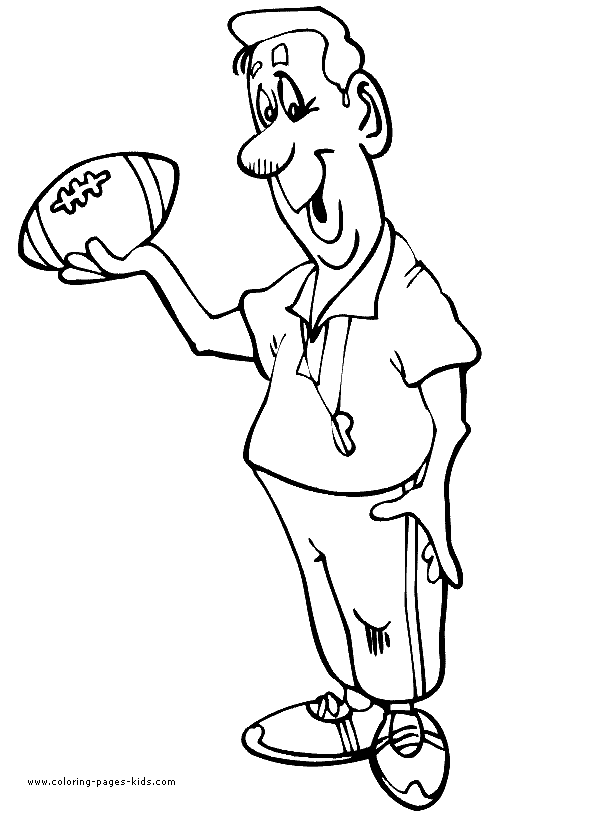 Football, Rugby color page, sports coloring pages, color plate, coloring sheet,printable coloring picture