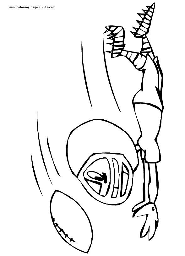 Rugby Color Page Coloring Pages For Kids Sports Coloring Pages