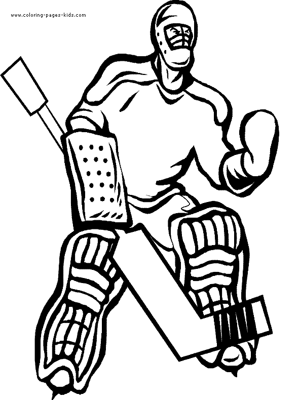Hockey color page, sports coloring pages, color plate, coloring sheet,printable coloring picture