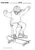 Skating coloring pages, color plate, coloring sheet,printable coloring picture