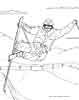 Freestyle Skiing coloring page