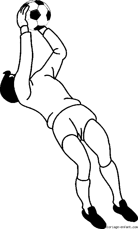Keeper Color Page Coloring Pages For Kids Sports Coloring