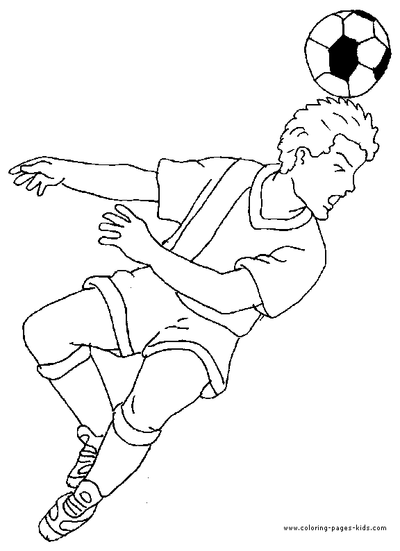 Soccer color page, sports coloring pages, color plate, coloring sheet,printable coloring picture