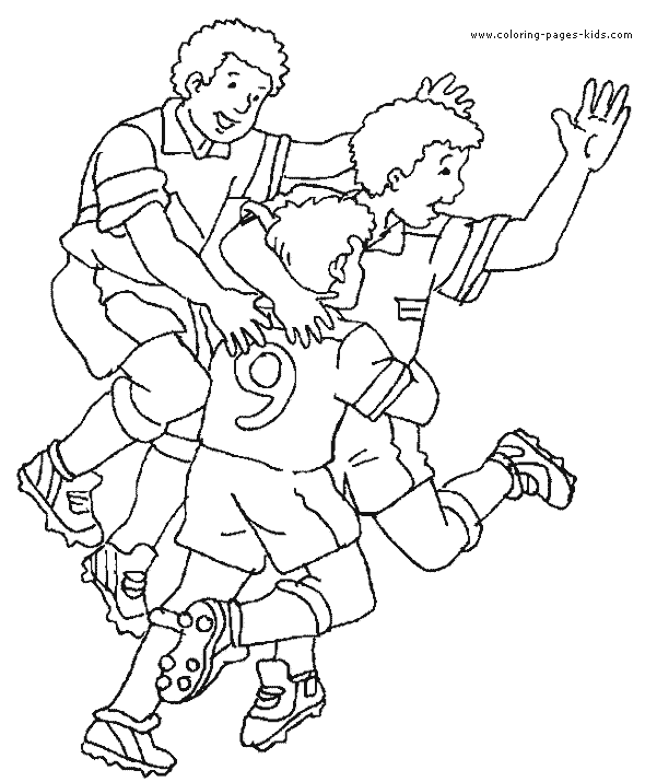Soccer Goal color page Soccer color page, sports coloring pages, color plate, coloring sheet,printable coloring picture