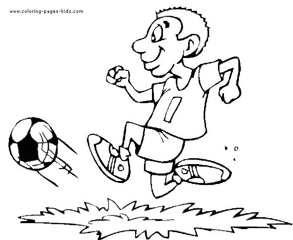 Soccer color page, sports coloring pages, color plate, coloring sheet,printable coloring picture